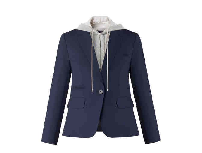Veronica Beard Classic Jacket with Hoodie Dickey