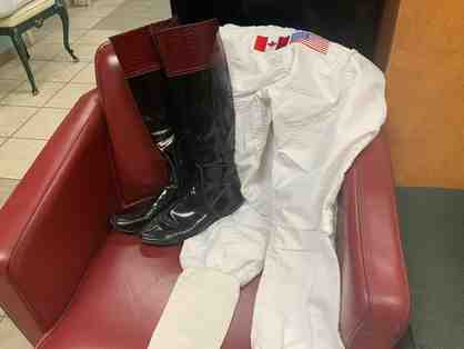 Chantal Sutherland Signed Riding Boots & Pants