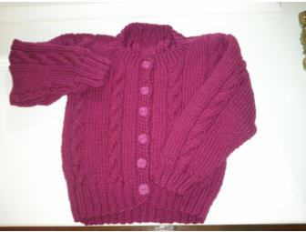 Handknit Girl's Sweater