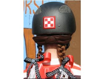 Beezie Madden's Personal Handmade Helmet & Carry Case - A Very Special Donation!