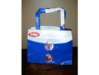Recycled Horse Feed Bag Shopping Tote - Amplify Formula