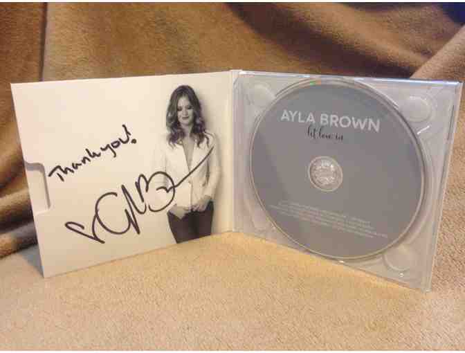 Ayla Brown Autographed Acoustic Guitar and CD