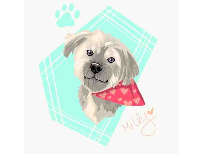 Roo Dog digital illustration of your pup