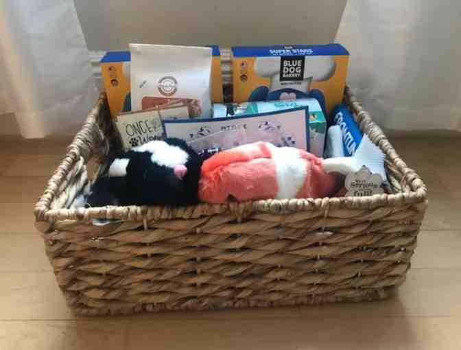 Deluxe Dog Product Gift Basket
