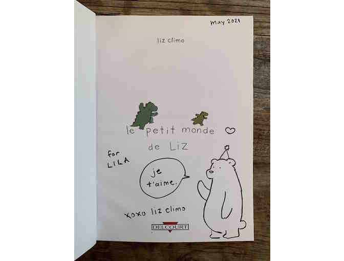 Signed French Books by Liz Climo