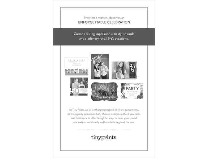 $100 Tiny Prints Gift Certificate