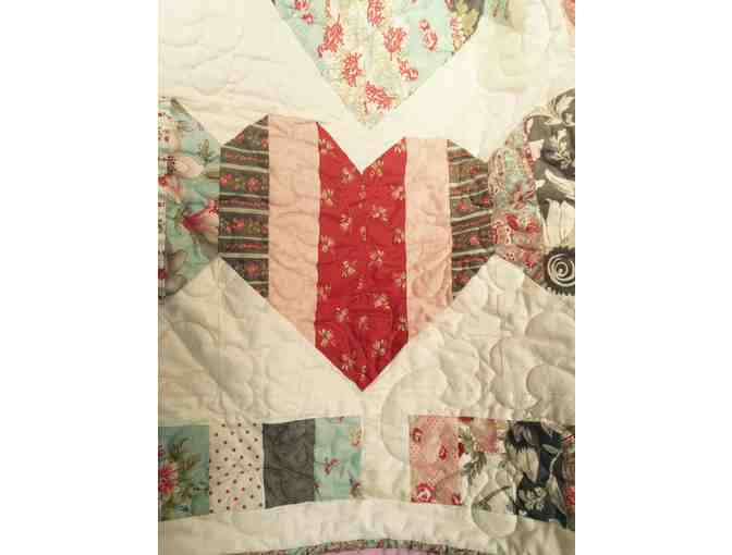 Handmade 'Hearts' Quilt