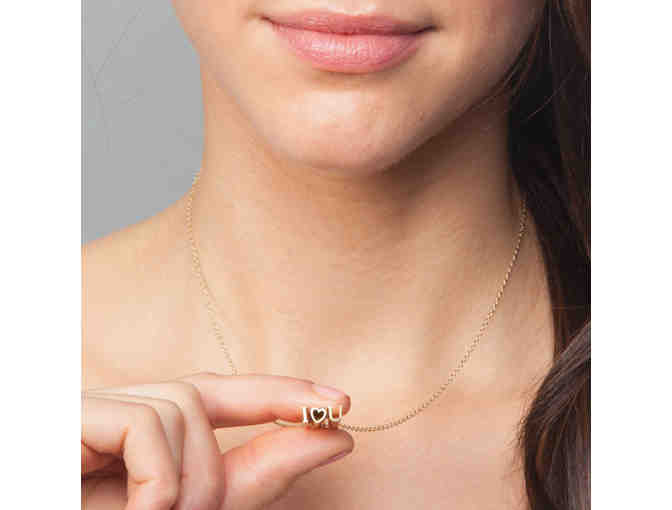 Hidden Message 'I HEART U' Necklace from Beth Macri Designs