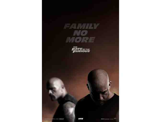 First-run/original posters from The Fate of the Furious