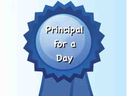 Principal for a Day with Mr. Camou