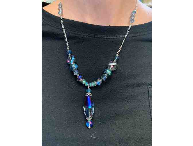 Matching Bead Necklace and Earring Set