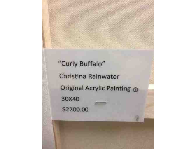 'Curly Buffalo' Original Acrylic Painting