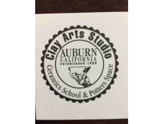 8 Ceramic Plates in Blue