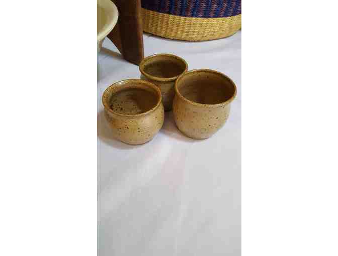 3 Ceramic Cups, By Robert Dennon