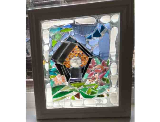Glass on Glass Birdhouse - Photo 1