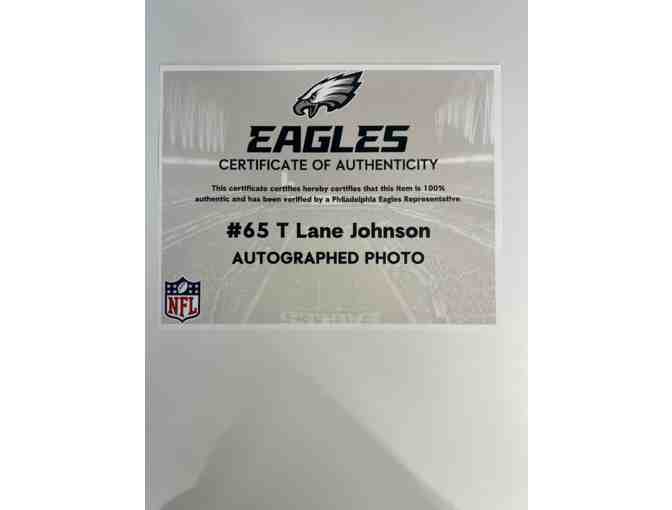 Lane Johnson Autographed Photo