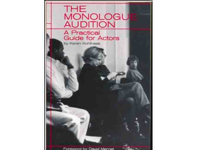 Monologue audition books and DVD set