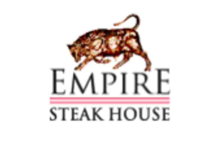 Dining at the Empire Steak House