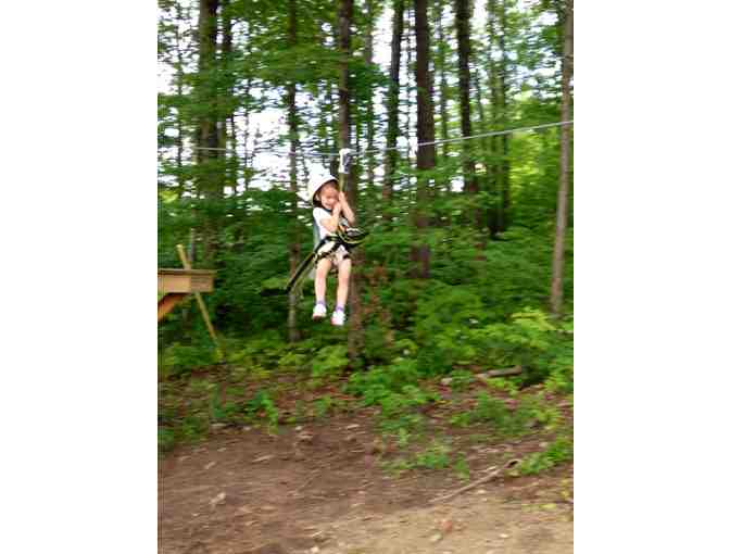 2 Zipline Tour Passes for Monkey Zip-Line Park for the 2019 season