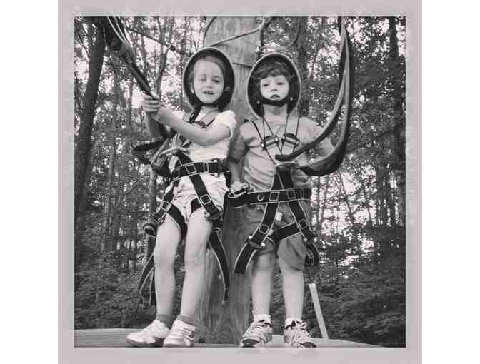 2 Zipline Tour Passes for Monkey Zip-Line Park for the 2019 season