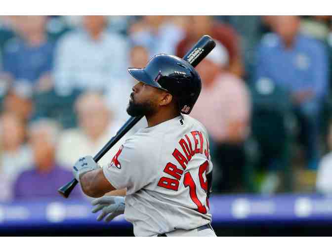 Authentic Autographed Baseball by Jackie Bradley Jr.