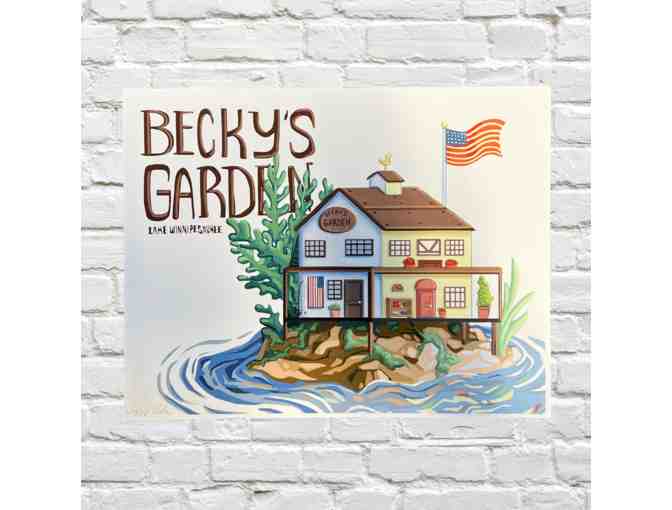 "Becky's Garden" Print by Izzy Usle - Photo 1
