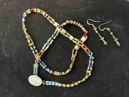 Wrap Bracelet and Earrings (Set 2) by Wendy Chase
