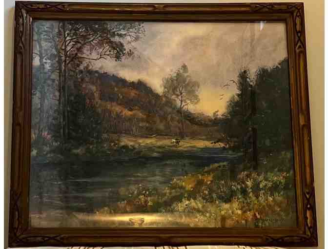 Alfred Addy Watercolor Landscape - Photo 1