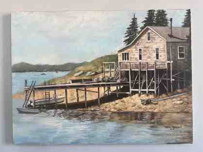 Coastal Maine Landscape Painting by Brian Johnston
