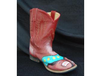 'Boot Flop' Decorative Art Boot