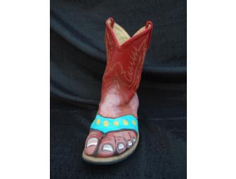 'Boot Flop' Decorative Art Boot