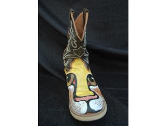'Eye of the Tiger' Decorative Art Boot