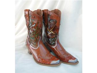 'Doodle Boots' Wearable Art Boots