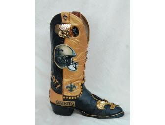 'New Orleans Saints' Decorative Art Boot