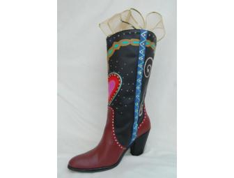 'Heart and Sole' Decorative Art Boot