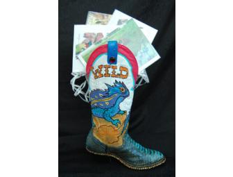 'Keep Texas Wild' Decorative Art Boot