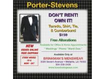 Tuxedo from Porter Stevens/Brinkman's Menswear in Metairie