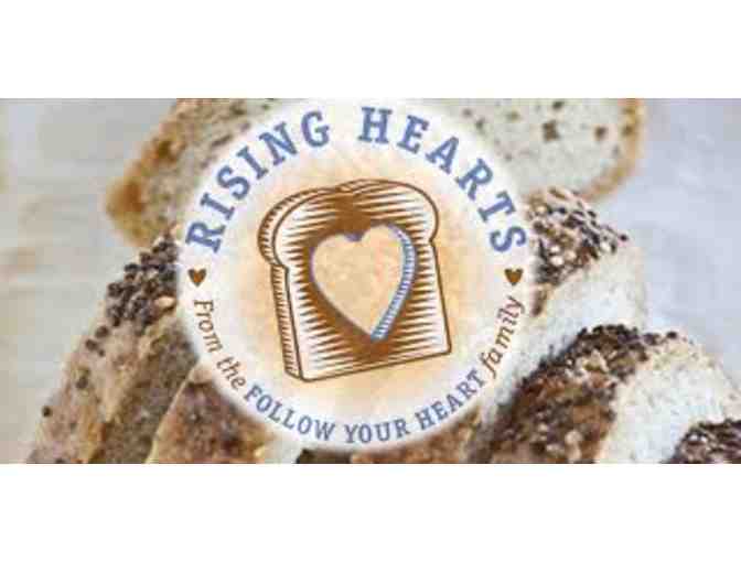 $25 gift certificate to Rising Hearts Bakery (gluten free!)