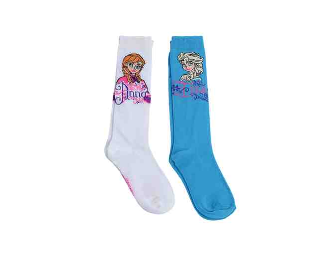4 pairs of Disney Frozen Socks-- Anna and Elsa - Photo 1