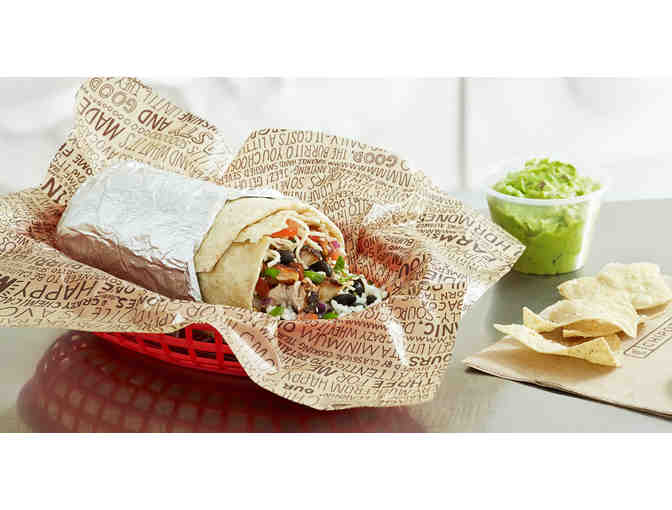 Dinner for four at Chipotle - gift card - Photo 2