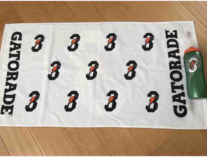 Dwyane Wade RARE limited-edition commemorative towel and squeeze bottle -- NEVER SOLD