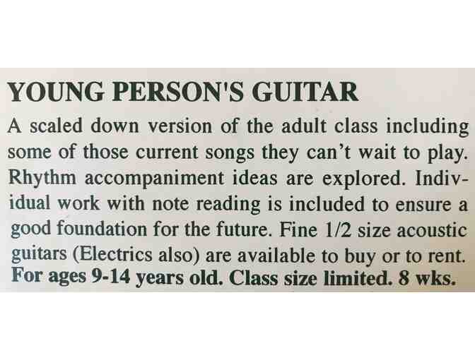 Young Person's Guitar Class--8 weeks at Boulevard Music