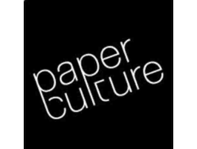Gift certificate to PaperCulture.com valued at $50