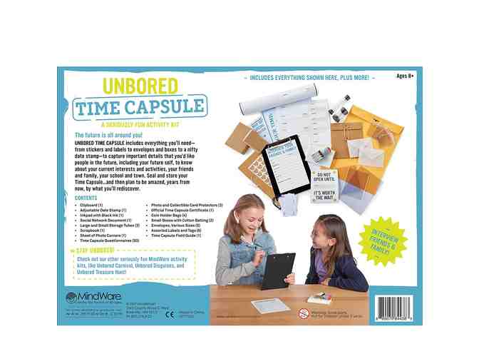 Unbored Time Capsule Kit -- A Seriously Fun Activity Kit