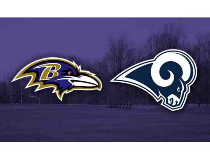 2 Tickets Baltimore Ravens at LA RAMS - 11/25/19 - Photo 1
