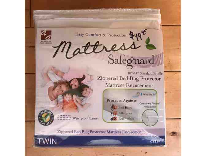 Mattress Safeguard Zippered Bed Bug Protector Mattress Encasement