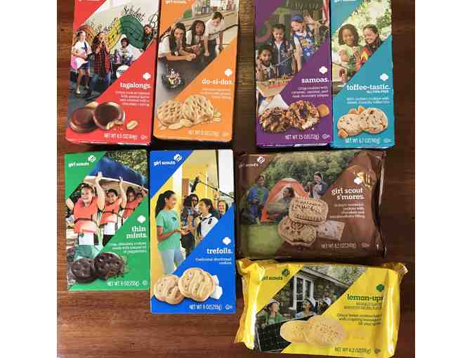 12 boxes of Girl Scout Cookies--from both bakers - Photo 4
