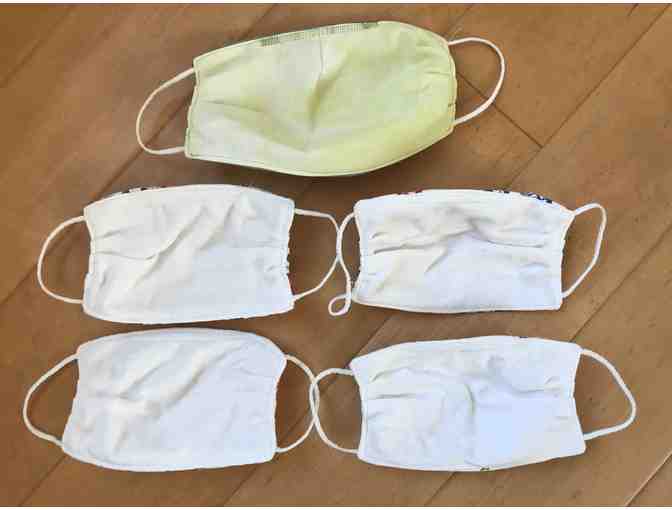 Family set of 5 masks--1 adult and 4 kids