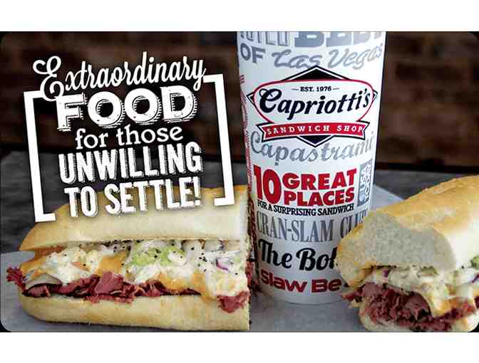 Capriottis--gift certificate for a free medium sub with small combo - Photo 3