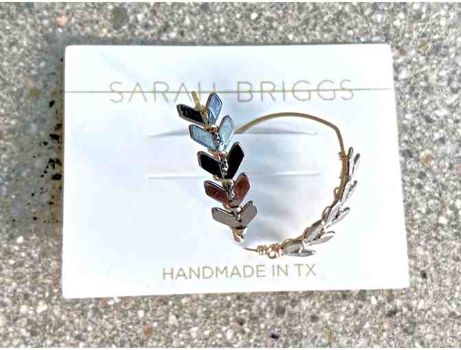 Sarah Briggs Fishtail Hoop Earrings - Photo 1